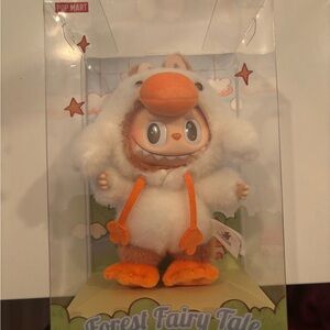 POP MART Forest Fairy Tale Plush Doll in White & Orange